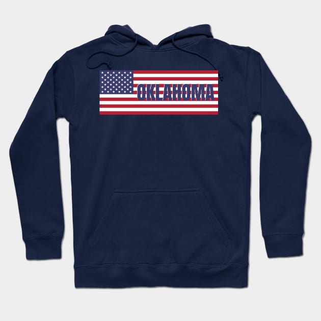 Oklahoma State in American Flag Hoodie by aybe7elf